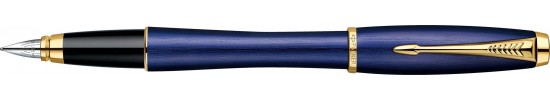  ручки parker. ручка паркер перьевая в футляре Urban Premium Purple Blue GT